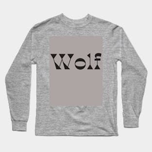 Wolf Long Sleeve T-Shirt